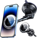 [Military-Grade]VANMASS for MagSafe Car Mount [2025 Upgraded Strongest Magnets] Magnetic Phone Holder Suction Cell Stand for Dashboard Windshield Vent,Truck Cradle for iPhone 16 15 14 13 12 11 Android