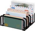 Mail Organizer Countertop, Metal File Holder by GDINDINFAN