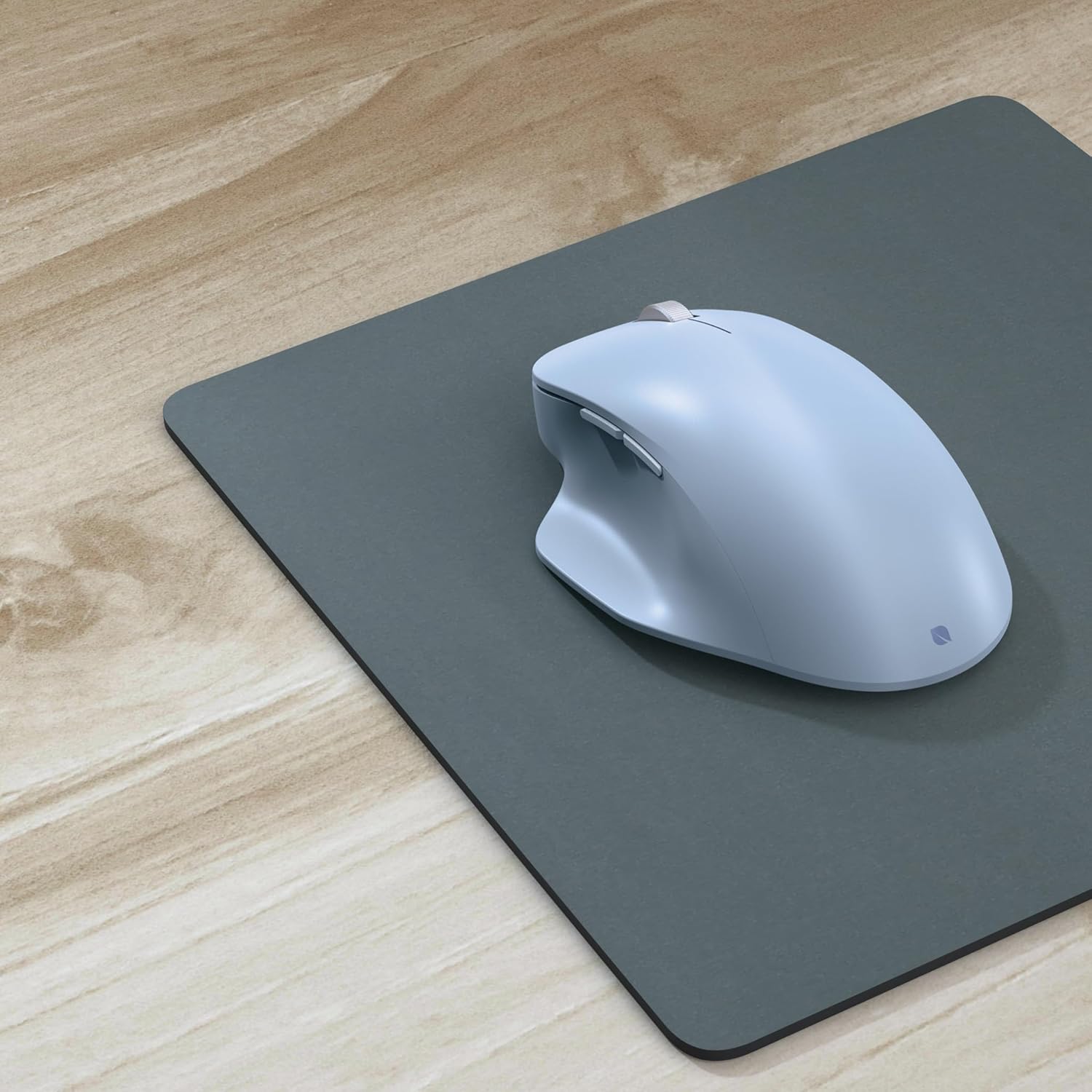 Incase Bluetooth Ergonomic Mouse – Designed by Microsoft – Two Thumb Buttons, Easy to Grip Thumb Rest, Precision Tracking, Connects 3 Devices, 15 Month Battery Life, PCs/Laptops (Pastel Blue)