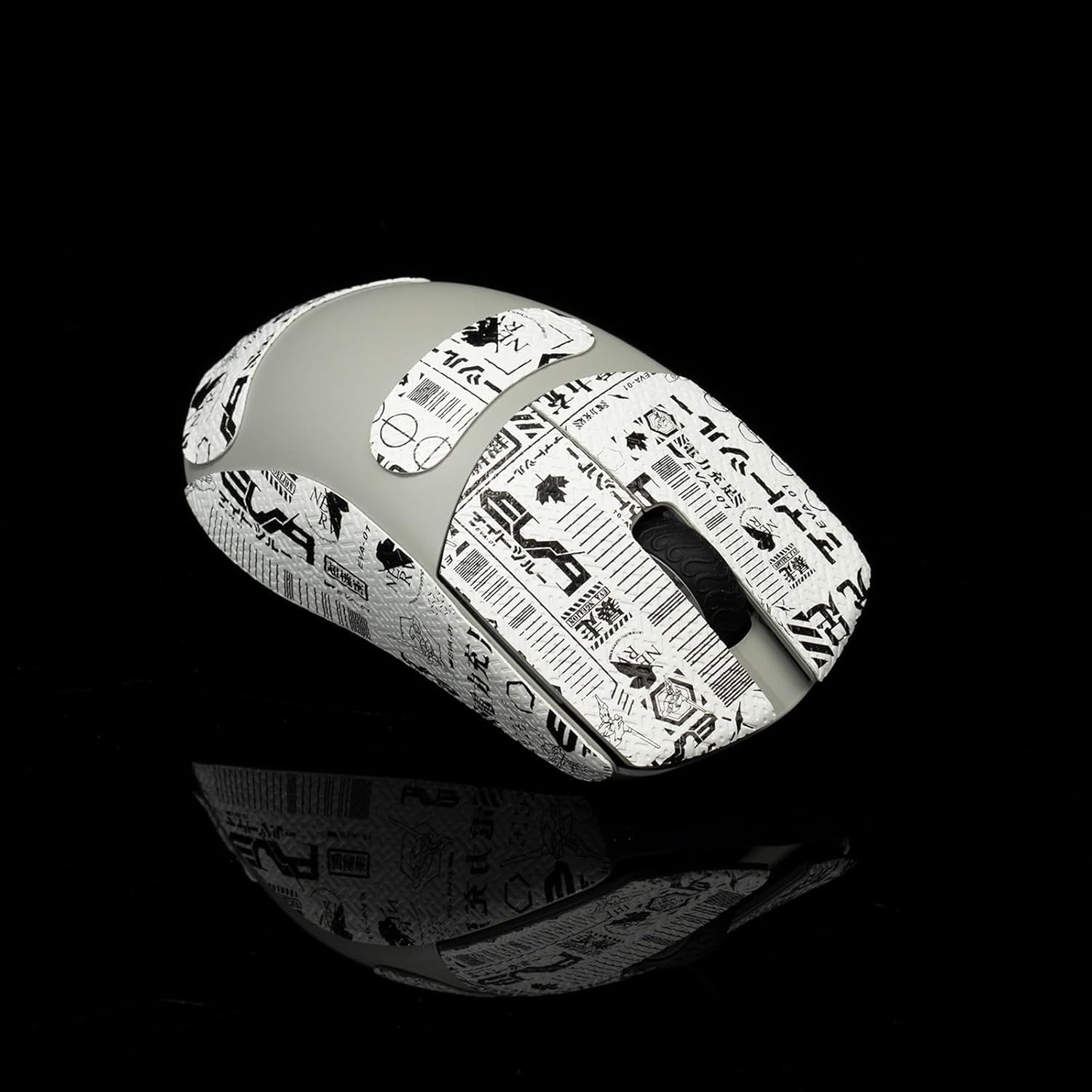 Grip Tape for Lamzu Atlantis Maya - Anti-Slip,Enhanced Control, Sweat Resistance,Improves FPS Gaming Grip & Mouse Protection [Pre-Cut] CS Gray 0.3mm