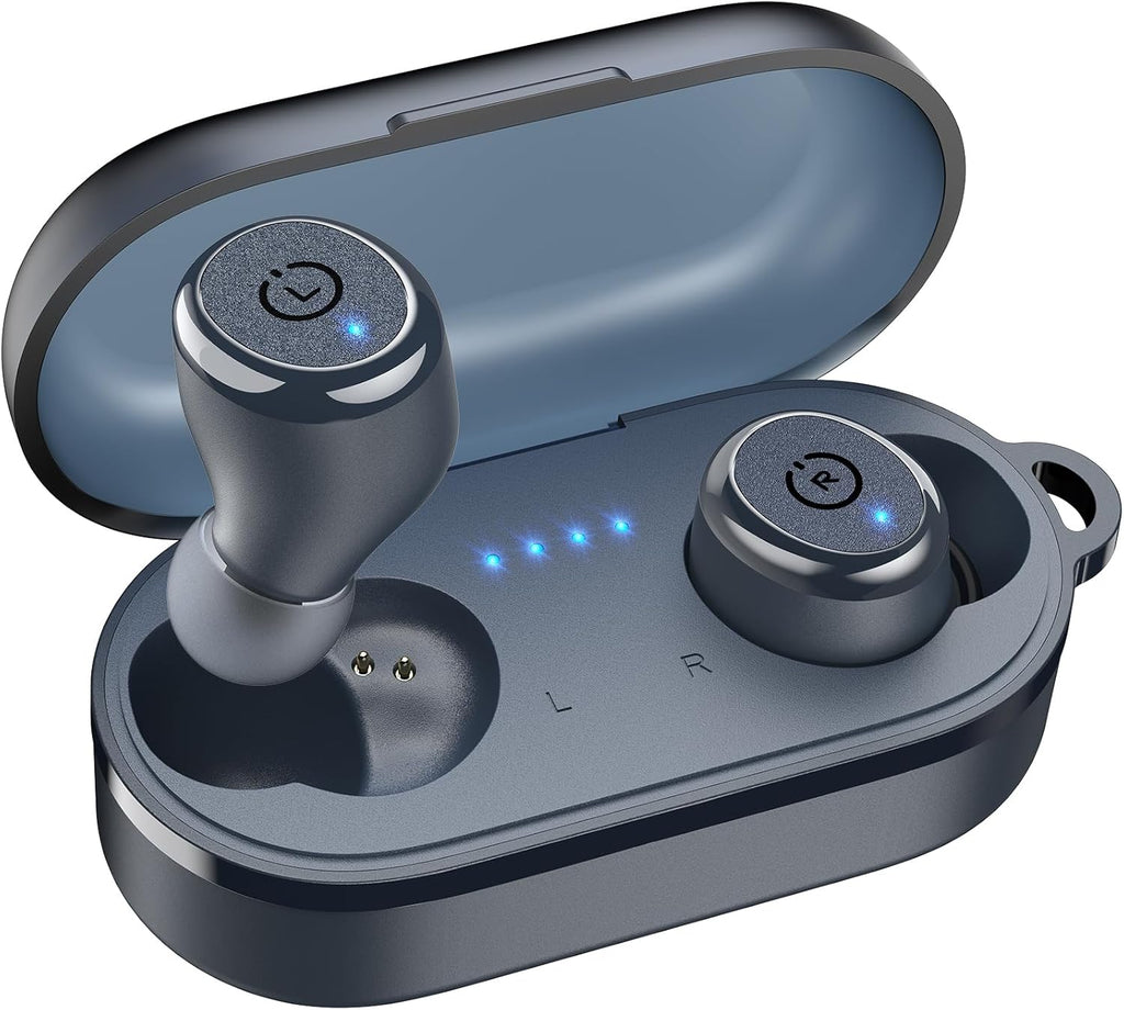 TOZO T10 Wireless Earbuds Bluetooth 5.3 Headphones, App Customize EQ, Ergonomic Design, 55H Playtime, Wireless Charging Case, IPX8 Waterproof Sound in-Ear Headset, 2025 New Version