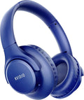 KVIDIO Bluetooth Headphones Over Ear, 65 Hours Playtime Wireless Headphones with Microphone, Foldable Lightweight Headset with Deep Bass, HiFi Stereo Sound Low Latency for Travel Work Cellphone