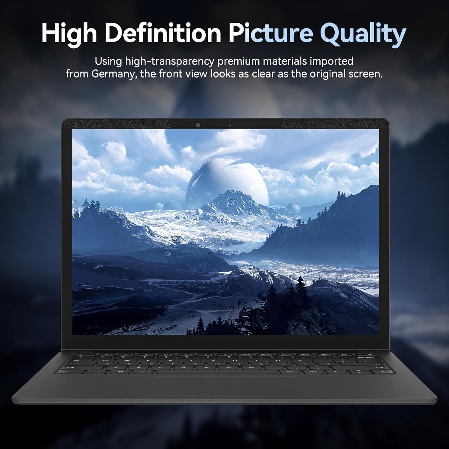 Magnetic 13.3 Inch Laptop Privacy Screen for 16:10 Computer Monitor, Removable Anti Glare Blue Light Filter Protector, 13 In Privacy Shield Compatible with Lenovo Hp Dell Acer Asus Thinkpad Envy Xps
