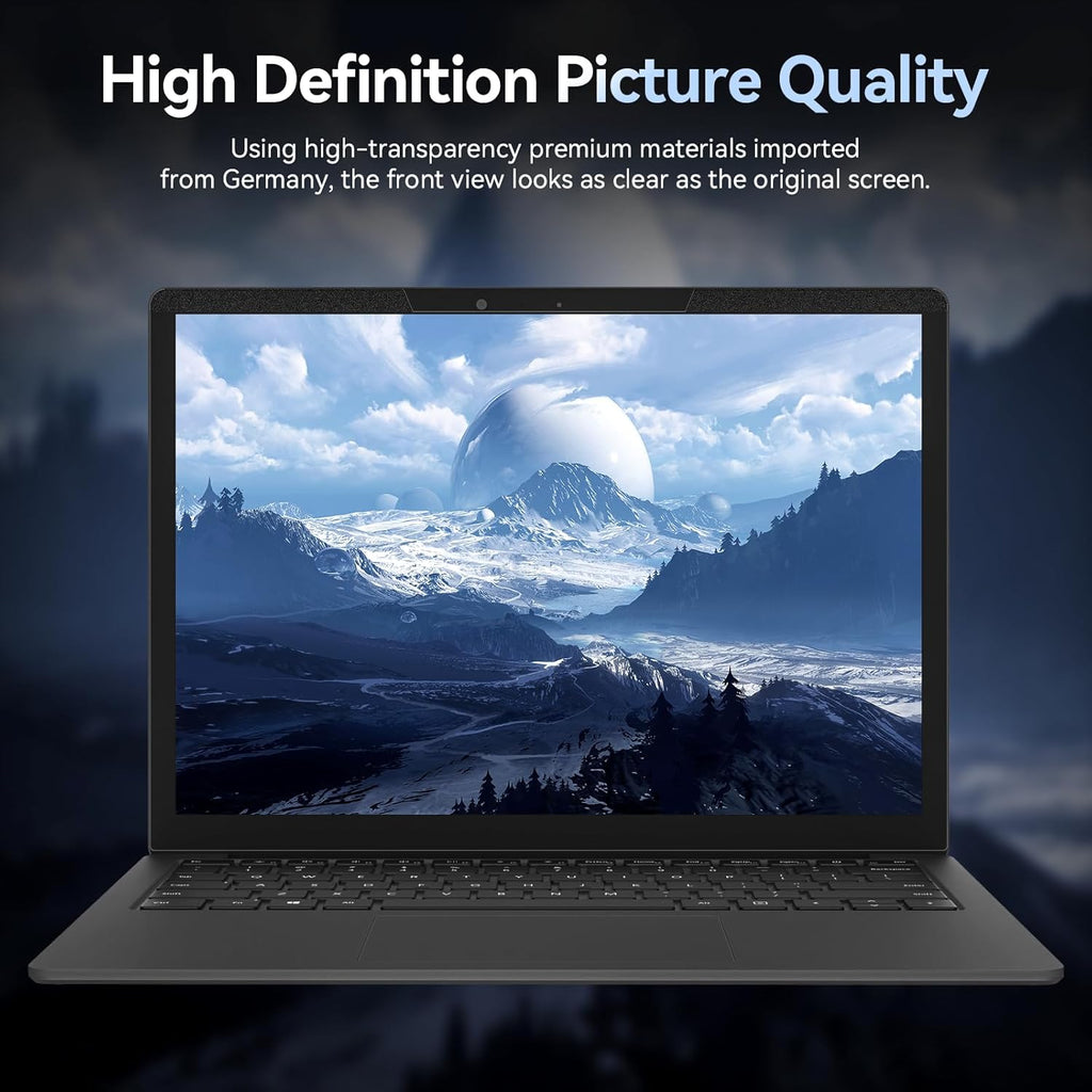 Magnetic 16 Inch Laptop Privacy Screen for 16:9 Computer Monitor, Removable Anti Glare Blue Light Filter Protector, 16 in Privacy Shield Compatible with Lenovo Hp Dell Acer Asus Thinkpad Envy Xps