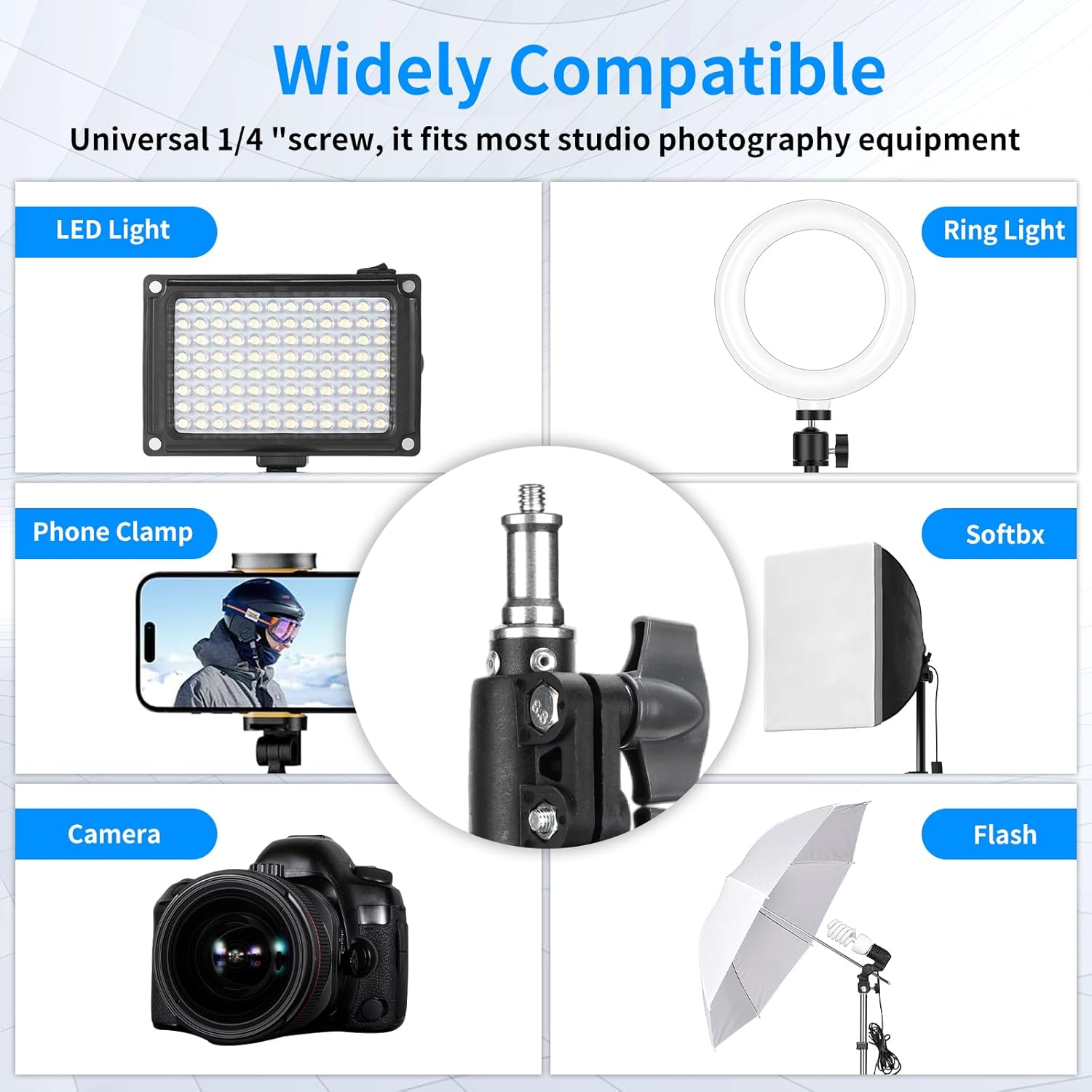 2 Pack adjustable 7ft Aluminum Photography Light Stand, Portable Light Tripod, for Lighting Stand Speedlight, Flash, Softbox,Strobe Light, Camera, Photographic Portrait