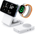 Wireless Charging Station with 20W USB C Adapter, 3 in 1 Magnetic Foldable Travel Charger Stand for iPhone 16 15 14 13 12 Series, Compatible with Apple Watch 10/9/8/7/6/5/4/3/2/SE/Ultra 2/Airpods 4