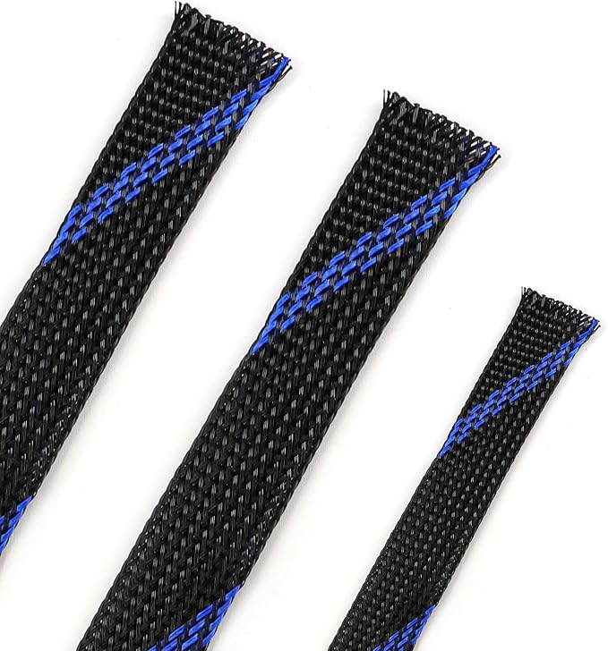 25ft PET Expandable Braided Cable Sleeve 5/8inch Pet Braided Cable Sleeve by PursuingaBetterLife