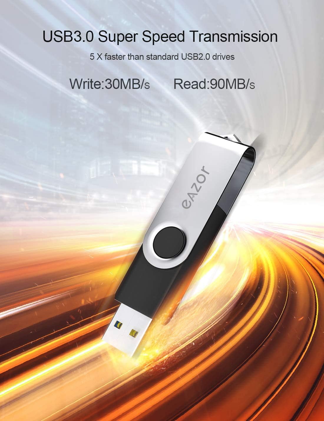 128GB 64 GB 4GB Flash Drive USB Flash Drive Thumb Drive 5 Pack 2 Pack 20 Pack USB Memory Stick USB Drives for Data Storage (64GB2.0 * 2Packs)
