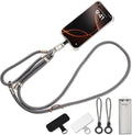 3-in-1 Adjustable Phone Lanyard Crossbody Cell Phone Neck Strap Universal Mobile Wrist Lanyard