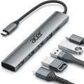 Acer 5 in 1 USB C Hub with 4K HDMI, 100W Power Delivery, 3 USB A Data Ports, USB C to HDMI Multiport Adapter for Laptop, PC, Tablet, MacBook Air, iPad Air, iMac, iPhone 15/16 Pro/Pro Max
