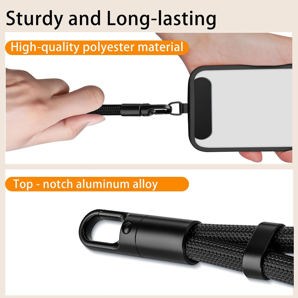 Cell Phone Lanyard, Phone Wrist Strap for iPhone Case Camera, Anti Theft Strap Wristlet with 360° Rotating Hook, Camera Strap Wrist for Key Wristlet Phone Case