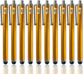 TCD 10-Pack Stylus Pen Set – Universal Capacitive Pen for iPad, iPhone, Tablet, Laptop – Premium Thick Rubber Tip Styluses for All Touchscreen Devices, Coral
