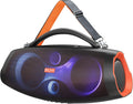 DOSS Extreme Boom Pro D200 240W Peak Outdoor Speaker, Punchy Bass, 26H Playtime, Beat-Synced Light, BT5.4, Stereo Pairing, IPX6 Waterproof for Camping, Beach, Tailgate Party-Orange