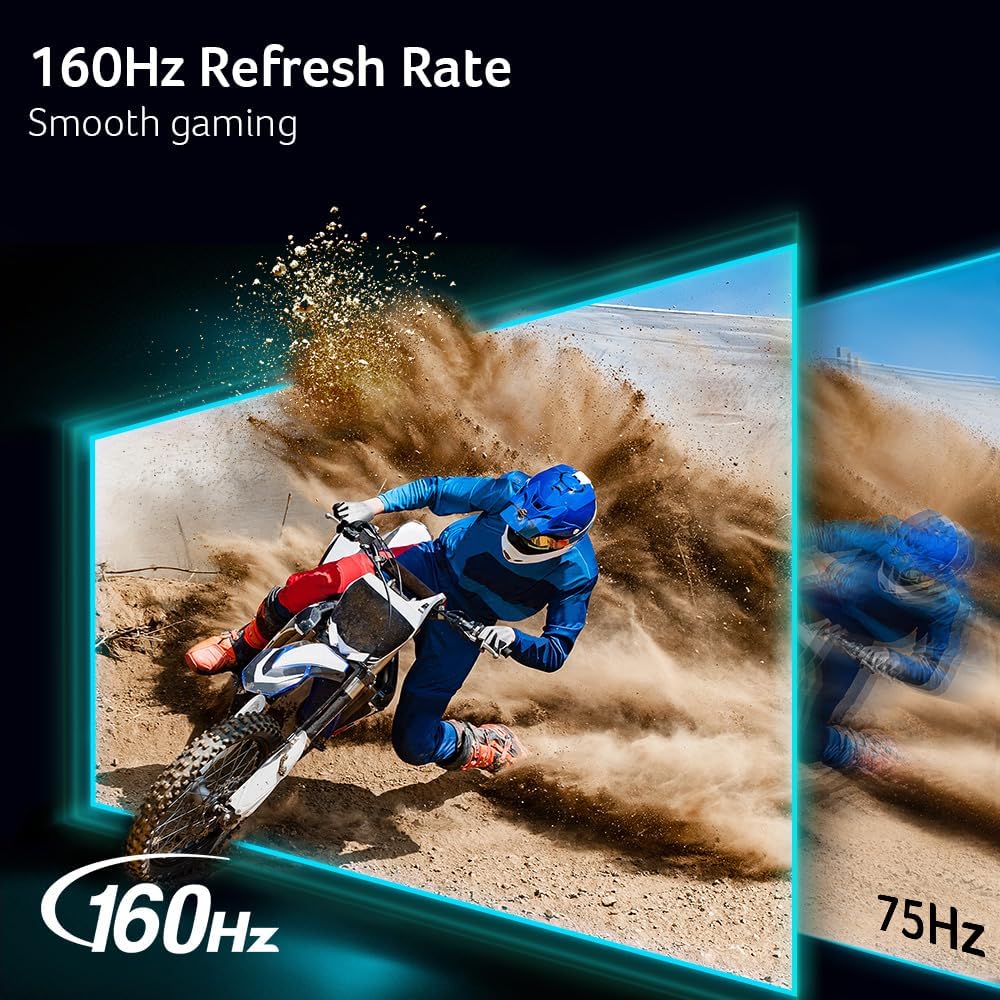 acer Predator XB273K 27" 4k Gaming Monitor | AMD FreeSync Premium | ZeroFrame Design | 160Hz Refresh | Up to 0.5ms Response | Height, Tilt, Swivel, Pivot Adjust | HDR 400 | 1 x DP 1.4 & 2 x HDMI 2.1