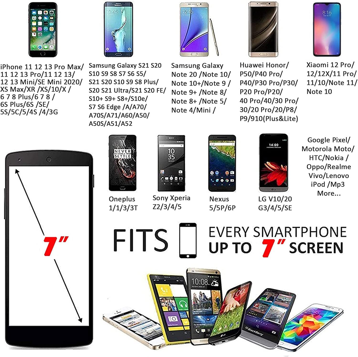 Phone Holder for Running Armband iPhone 16 16e 15 14 13 12 11 Pro Max Xs Xr X 8 Plus SE Mini,Galaxy Ultra S25 S24 S23 S22 Note 20 10,Cell Phone Arm Bands Sleeve Workout Gym Jogging Men Women