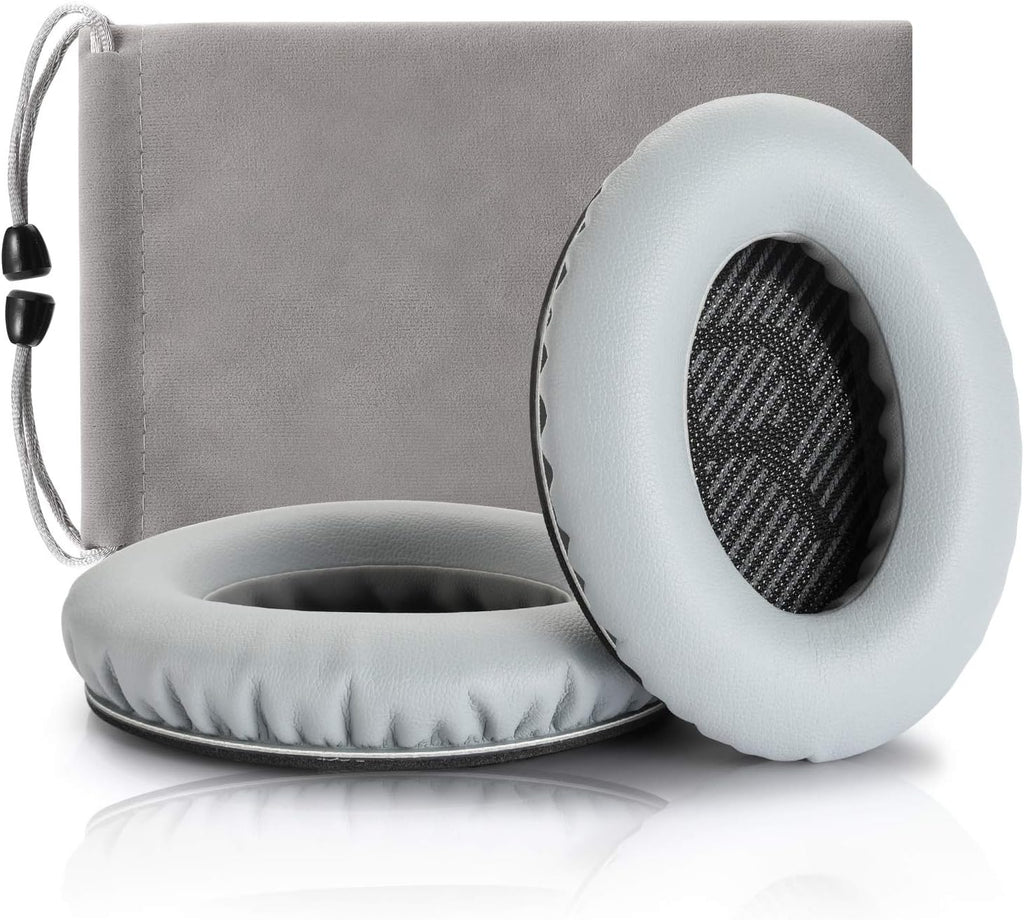 Headphones Replacement Ear Pads,for Bose Quietcomfort QC15 QC25 QC35 35 ii (Grey)
