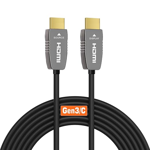 RUIPRO 8K Fiber Optic HDMI 2.1b Cable 10 Feet 48Gbps 8K60Hz 4K120Hz Dynamic HDR by RUIPRO-ProfessionalQualityVideoandAudioYouCanSeeandHear