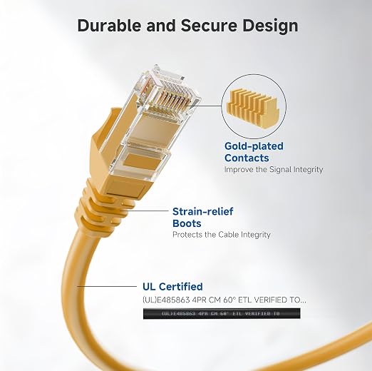 Cable Matters 10Gbps Snagless Cat 6 Ethernet Cable - 30ft - Image 4