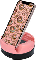GoDonut – Phone Stand 360 Swivel – Cell Phone Holder + iPad Stand Desk Organizer - Compatible with Tablet, iPhone, Kindle & Most Smartphones – Pink