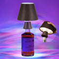 WILIT Wine Bottle Lights for Liquor Bottles, RGB Water Ripple Night Light Projector for Bedroom, Unique Home Decor Living Room, Birthday Gifts for Women, Wireless Bottle Lamp, Bar Accessories