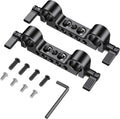 SmallRig Super Lightweight 15mm Railblock, Rod Clamp with 1/4"-20 Thread for Sony for Canon and Other 15mm DSLR Camera Rig Shoulder Support Rail System, Pack of 2-2061