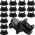Yookeer Magnetic Zip Tie Mount Base Black Magnetic Cable Clips Wire Holder Multipurpose Cable Ties Management Base Electrical Supplies for Wire