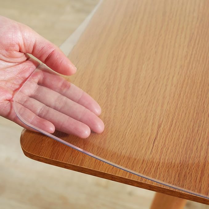 Warmstar Clear Table Protector 2mm Thick, 30x 60 Inch Clear Table Cover by Warmstar