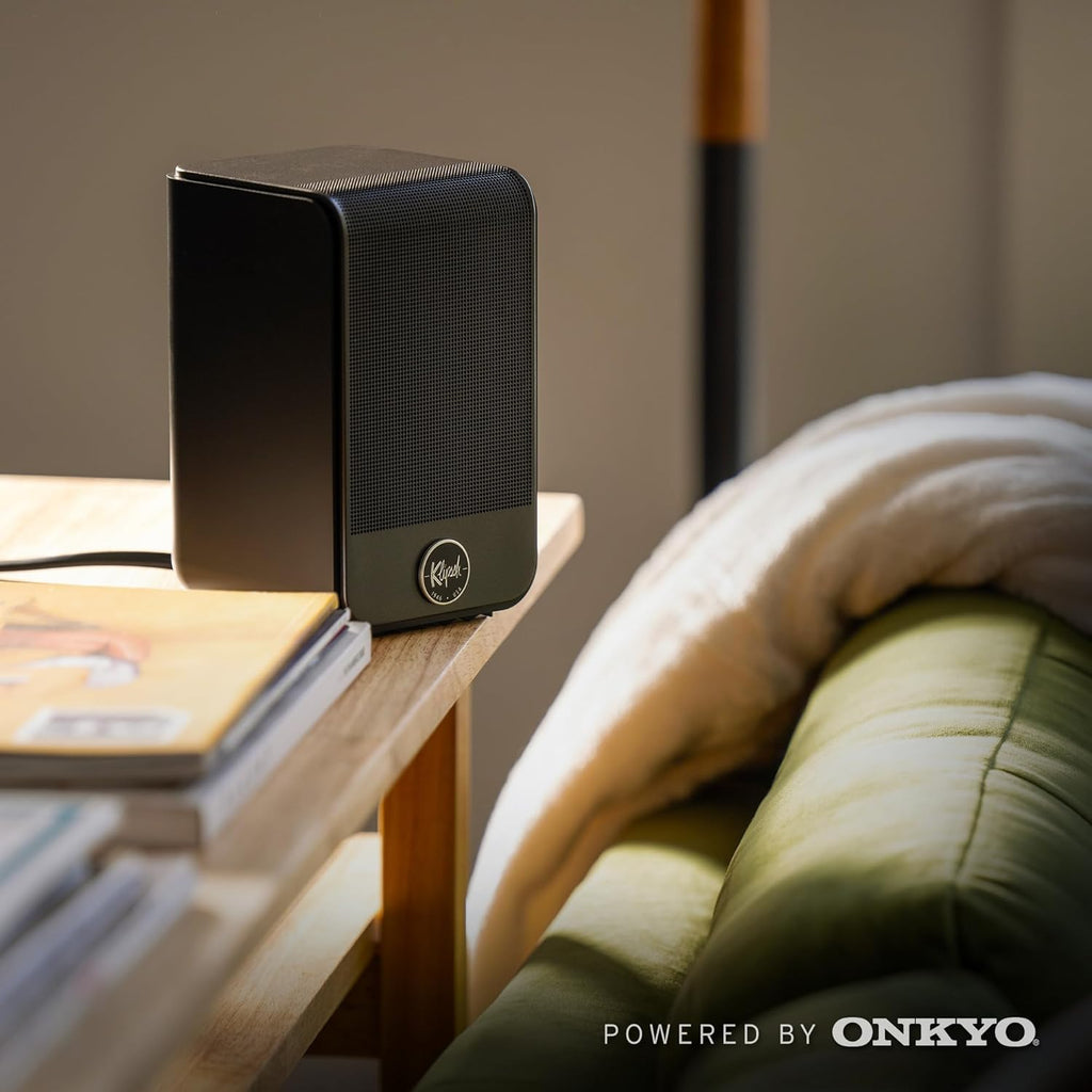Klipsch Flexus Sound System: CORE 200 3.1.2 Sound Bar, 10" SUB 100 Subwoofer and SURR 100 Surround Sound Speakers, Powered by Onkyo with Bluetooth, Dolby Atmos and Custom Tuned Bass - Black