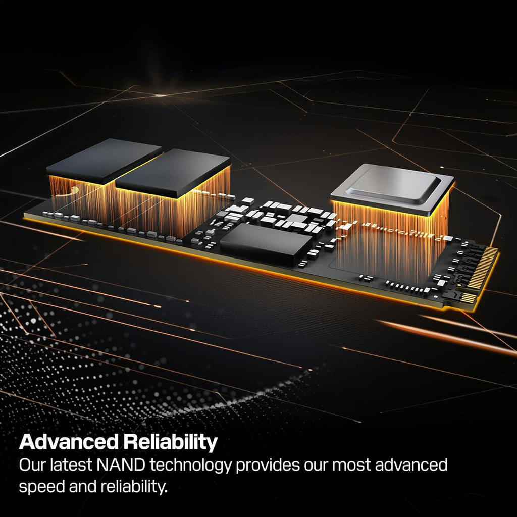 WD_BLACK 2TB SN8100 NVMe SSD Internal Solid State Drive - Gen 5 PCIe 5.0x4, M.2 2280, Seq. Read Speeds Up to 14,900 MB/s, Best for AI Applications, Gaming, and Video Editing - WDS200T1X0M