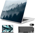 Mektron Case for MacBook Pro 16" M4 A3403 A3186 M3 A2991 M2 A2780 M1 A2485 (2021/2023/2024) Pro/Max with Touch ID, Hard Shell Plastic Laptop Cover Keyboard Cover Screen Protector, Misty Forest C132