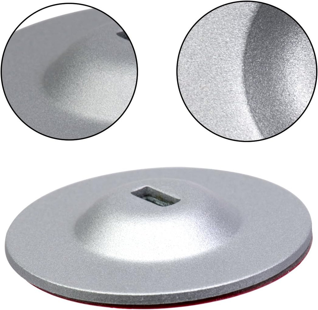 I3C Anchor Plate Adhesive Security Plate, Laptop Lock Plate with Slot, Universal Lock Plate for Laptop, Monitor, Smart Phone,Tablet, Other Electronic Products (Silver 4 Pack)