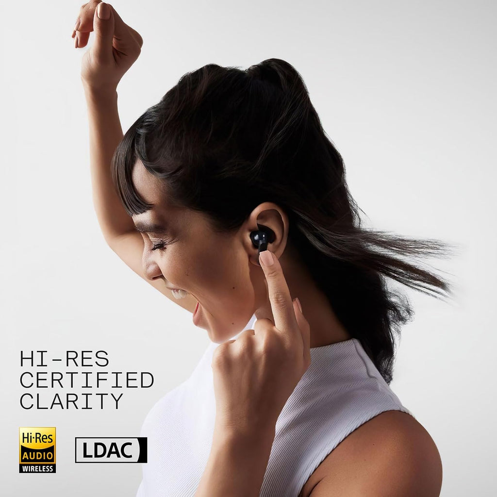 CMF Buds Pro 2 Wireless Earbuds, Hi-Res Audio with LDAC, 50 dB Hybrid Noise Cancelling Earbuds, Ultra Bass Technology, Bluetooth 5.3, 43H Play Time with Charging Case, 6 HD Mics Headphones, Light Grey