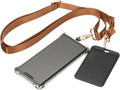PATIKIL Universal Cell Phone Lanyard, Adjustable Crossbody Phone Strap Anti-Theft Polyester Neck Lanyard with Patches for Concerts Gym Travel Secure Hands-Free Carry, Gold