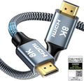 8K HDMI Cable 4ft, 48Gbps High Speed HDMI 2.1 Cable, HDMI Cord 8K@60Hz 4K@120Hz Support for HDR eARC HDCP 2.2&2.3, HDMI Cable 2.1 Compatible with HDTV, Laptop, Monitor, PC