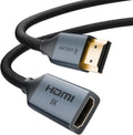 VCELINK 8K Short HDMI Extender Cable 0.6 FT Ideal for Tight Spaces, HDMI Extension Male to Female Adapter, Compatible with Roku TV Stick, HDTV, Game Console, Laptop (1 Pack, 2 FT)