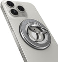 andobil 2025 Upgraded Double-sided Magnetic Phone Grip for MagSafe [Sability Max] Strong Magnetic Phone Ring Holder Compatible with MagSafe Accessories iPhone 16 Plus 15 14 13 12 Pro Max Mini Titanium