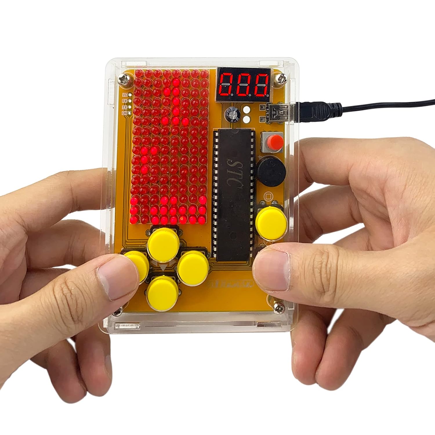 Soldering Practice Kit DIY 5 Retro Classic Games Plug-in Circuit Kit Learn Soldering Kit for Beginners