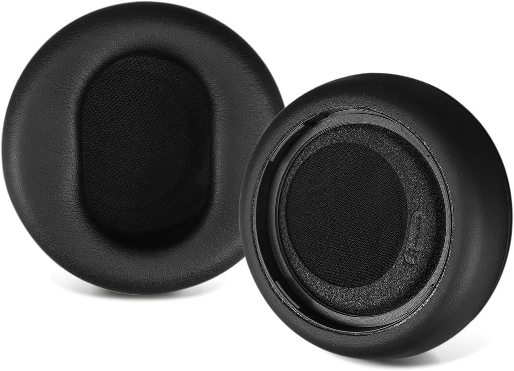 Replacement Earpads for Microsoft Surface Headphones 1 2 Wireless Noise Cancellation Headsets,Ear Pads Cushions with High-Density Noise Isolation Foam,Soft Protein Leather-Black