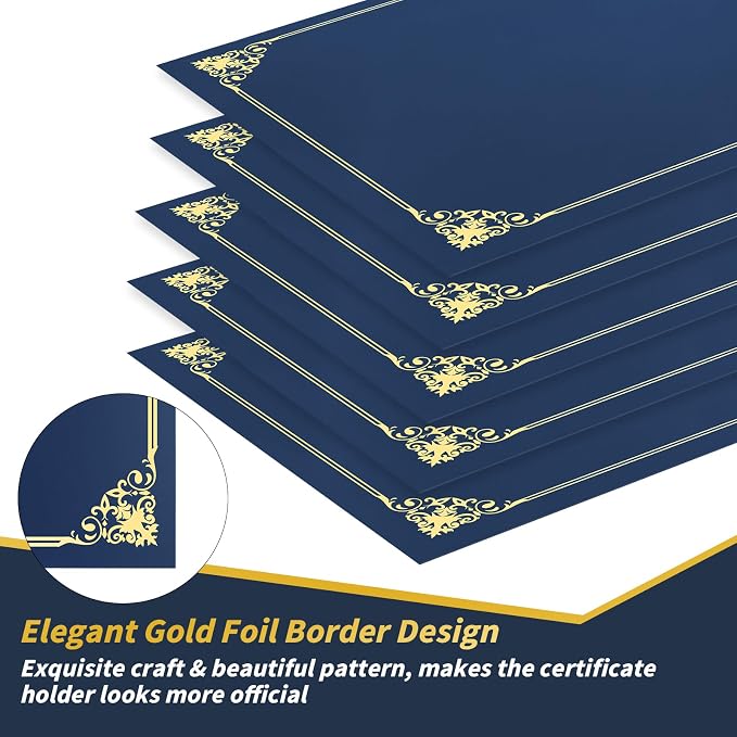 200 Pcs Certificate Holders Bulk, Document Covers - Image 3