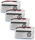 XUNTU BT162342/BT262342 2.4V 600mAh Ni-MH Cordless Phone Battery Pack BT166342/BT266342 BT183342/BT283342 Compatible with EL52351 TL90070 CS5119 DS6511 DS6722 LS6305 Handset (4 Pack)