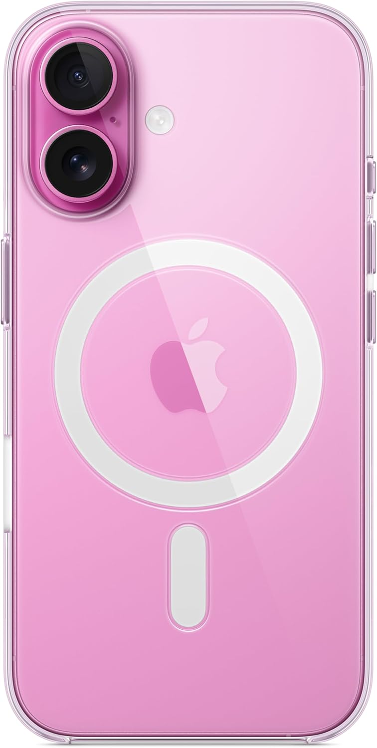 Apple iPhone 16 Clear Case with MagSafe and Camera Control: Lightweight Phone Case, Wireless Charging Compatible, Smooth Glossy Finish