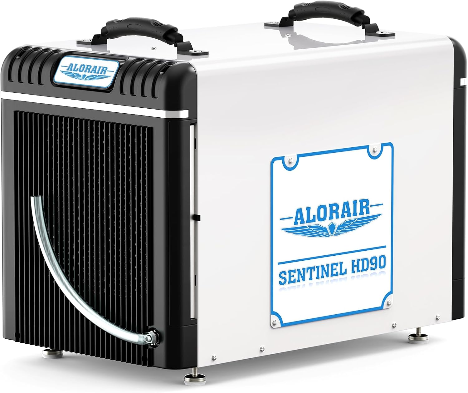 ALORAIR Basement/Crawl Space Dehumidifiers 198 Pint (Saturation), 90 PPD (AHAM), Auto Defrosting System, Commercial Dehumidifier