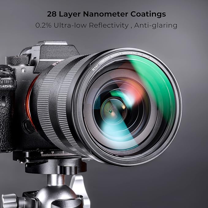 K&F CONCEPT 77mm Magnetic MC UV Lens Protection Filter + Lens Filter Cap - Image 5