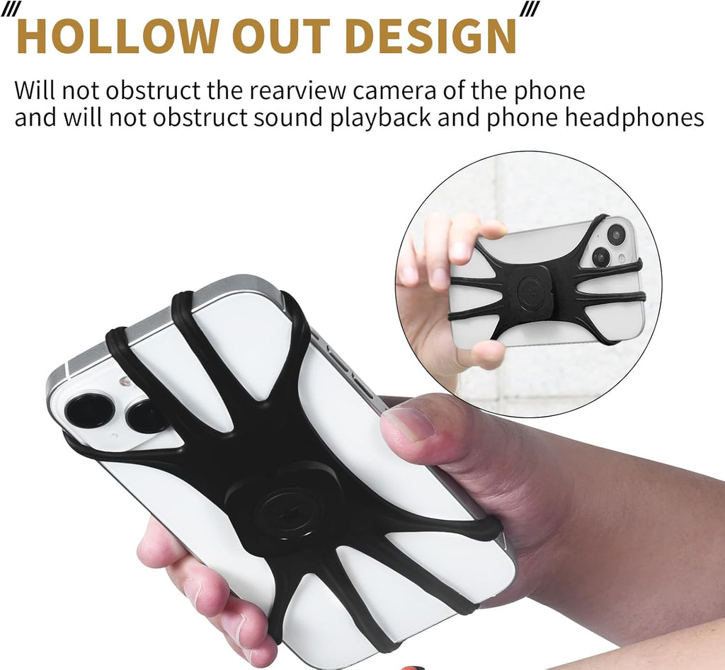 Wristband Phone Holder for Running, 360°Rotation & Detachable Sports Armband with Key Holder for iPhone 15/14/13/12/Pro/Pro Max/XS/XR/X/8/7/6/Plus, Samsung Galaxy, Fits 4''-6.95''Phone (s)