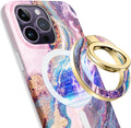 GVIEWIN Magnetic Phone Ring Holder, Compatible with MagSafe Phone Grip with Adjustable Stand, Magnet Phone Ring Kickstand for iPhone 16 Pro Max/Plus/15/14/13/12 Series/Other Phones (Dreamland River)