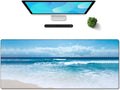 Galdas Gaming Mouse Pad XXL XL Large Long Extended Big Mousepad Non-Slip Rubber Keyboard Mouse Pad with Stitched Edges for Laptop Home Office (31.5x11.8x0.08 Inch) … (Wave 2025)