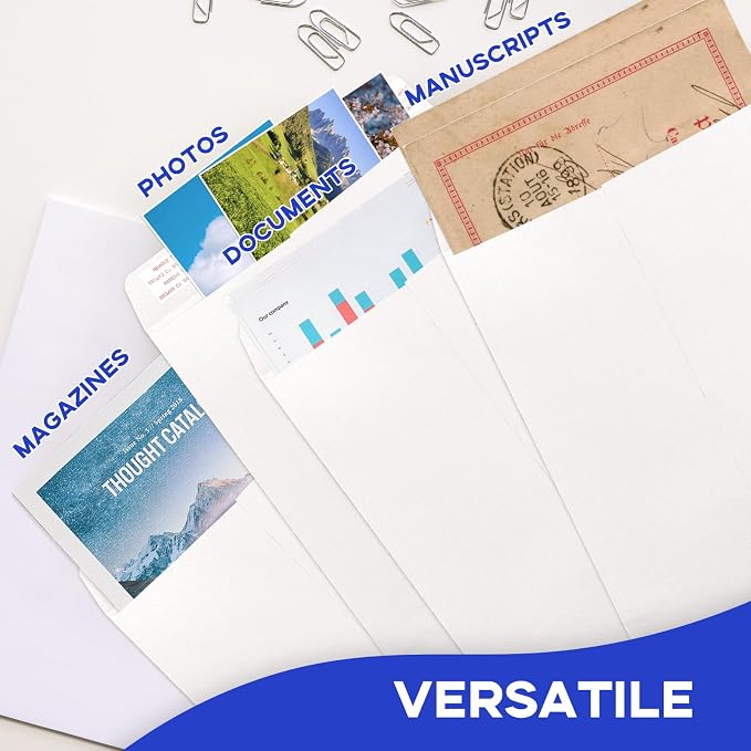 Catalog 9x12 Envelopes Self Seal 100 PCS, Goefun Large White Mailing Envelopes - Image 7