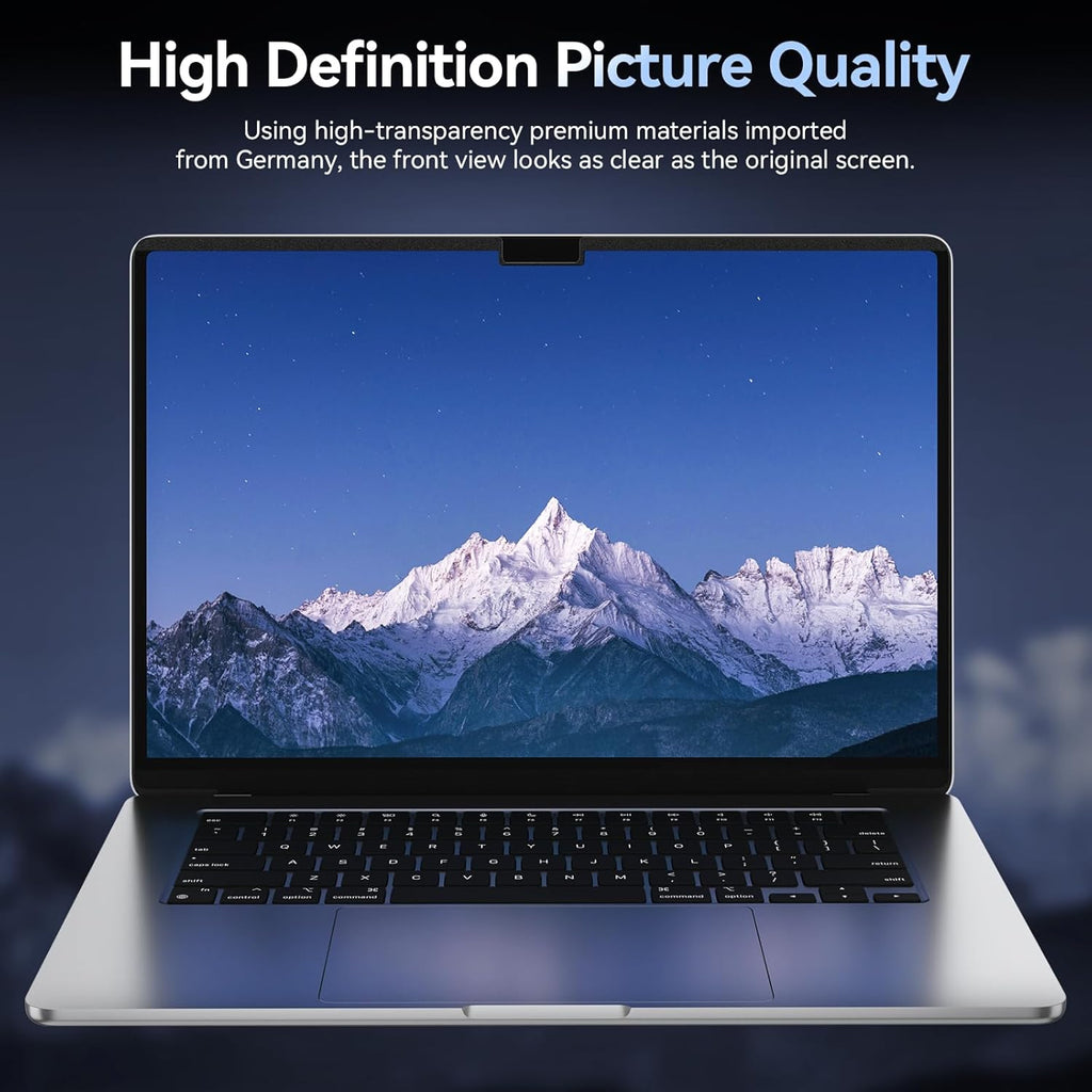 Magnetic Privacy Screen Protector Compatible with MacBook Air M2 13.6 Inch (2022 Release), Removable Anti Spy Blue Light Glare Shield Film Laptop Privacy Filter for Apple Mac Air 13" M2 (A2681)