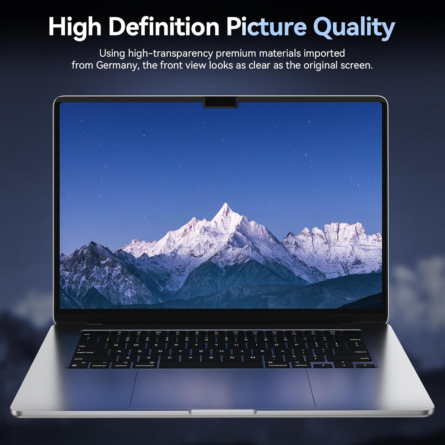 Magnetic Privacy Screen Protector Compatible with MacBook Air M2 13.6 Inch (2022 Release), Removable Anti Spy Blue Light Glare Shield Film Laptop Privacy Filter for Apple Mac Air 13" M2 (A2681)