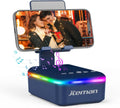 JTEMAN Gifts for Men Women,Cell Phone Stand with Bluetooth Speaker,LED Light,and Lanyard,Cool Tech Gadgets,Unique Birthday Gifts for Men Husband Mom Dad-Blue
